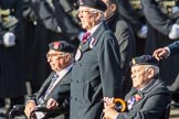 National Service Veterans Alliance (Group F8, 19 members) during the Royal British Legion March Past on Remembrance Sunday at the Cenotaph, Whitehall, Westminster, London, 11 November 2018, 11:51.