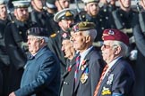 National Service Veterans Alliance (Group F8, 19 members) during the Royal British Legion March Past on Remembrance Sunday at the Cenotaph, Whitehall, Westminster, London, 11 November 2018, 11:51.