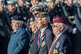 National Service Veterans Alliance (Group F8, 19 members) during the Royal British Legion March Past on Remembrance Sunday at the Cenotaph, Whitehall, Westminster, London, 11 November 2018, 11:51.