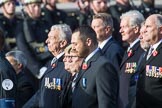 Gallantry Medallists' League (Group F9, 38 members) during the Royal British Legion March Past on Remembrance Sunday at the Cenotaph, Whitehall, Westminster, London, 11 November 2018, 11:51.