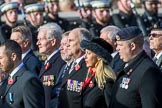 Gallantry Medallists' League (Group F9, 38 members) during the Royal British Legion March Past on Remembrance Sunday at the Cenotaph, Whitehall, Westminster, London, 11 November 2018, 11:51.