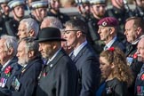 Gallantry Medallists' League (Group F9, 38 members) during the Royal British Legion March Past on Remembrance Sunday at the Cenotaph, Whitehall, Westminster, London, 11 November 2018, 11:51.