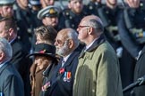 Gallantry Medallists' League (Group F9, 38 members) during the Royal British Legion March Past on Remembrance Sunday at the Cenotaph, Whitehall, Westminster, London, 11 November 2018, 11:51.