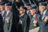 The Coronation Intake, Royal Military Academy Sandhurst (Group F11, 11 members) during the Royal British Legion March Past on Remembrance Sunday at the Cenotaph, Whitehall, Westminster, London, 11 November 2018, 11:51.