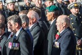 The Cheshire and North Wales Volunteer Decoration and Long Service Medallist’s Association (Group F29, 24 members) during the Royal British Legion March Past on Remembrance Sunday at the Cenotaph, Whitehall, Westminster, London, 11 November 2018, 11:54.