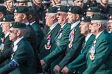 1 LI Association (Group A1, 60 members) during the Royal British Legion March Past on Remembrance Sunday at the Cenotaph, Whitehall, Westminster, London, 11 November 2018, 11:55.