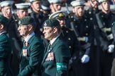 The Rifles Regimental Association (Group A3, 21 members) during the Royal British Legion March Past on Remembrance Sunday at the Cenotaph, Whitehall, Westminster, London, 11 November 2018, 11:56.