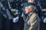 The Rifles Regimental Association (Group A3, 21 members) during the Royal British Legion March Past on Remembrance Sunday at the Cenotaph, Whitehall, Westminster, London, 11 November 2018, 11:56.