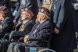 KOSB -The Kings Own Scottish Borderers Association (Group A9, 75 members) during the Royal British Legion March Past on Remembrance Sunday at the Cenotaph, Whitehall, Westminster, London, 11 November 2018, 11:57.