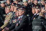 KOSB -The Kings Own Scottish Borderers Association (Group A9, 75 members) during the Royal British Legion March Past on Remembrance Sunday at the Cenotaph, Whitehall, Westminster, London, 11 November 2018, 11:57.