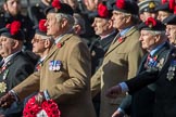 The Black Watch Association - London Branch (Group A10, 72 members) during the Royal British Legion March Past on Remembrance Sunday at the Cenotaph, Whitehall, Westminster, London, 11 November 2018, 11:57.