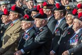 The Black Watch Association - London Branch (Group A10, 72 members) during the Royal British Legion March Past on Remembrance Sunday at the Cenotaph, Whitehall, Westminster, London, 11 November 2018, 11:57.