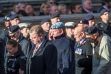 Blind Veterans UK (Group AA7, 215 members) during the Royal British Legion March Past on Remembrance Sunday at the Cenotaph, Whitehall, Westminster, London, 11 November 2018, 12:04.