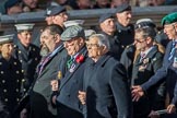 Blind Veterans UK (Group AA7, 215 members) during the Royal British Legion March Past on Remembrance Sunday at the Cenotaph, Whitehall, Westminster, London, 11 November 2018, 12:04.