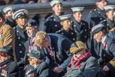 Blind Veterans UK (Group AA7, 215 members) during the Royal British Legion March Past on Remembrance Sunday at the Cenotaph, Whitehall, Westminster, London, 11 November 2018, 12:05.