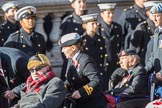 Blind Veterans UK (Group AA7, 215 members) during the Royal British Legion March Past on Remembrance Sunday at the Cenotaph, Whitehall, Westminster, London, 11 November 2018, 12:05.