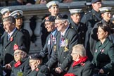 Blind Veterans UK (Group AA7, 215 members) during the Royal British Legion March Past on Remembrance Sunday at the Cenotaph, Whitehall, Westminster, London, 11 November 2018, 12:05.