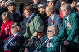 Blind Veterans UK (Group AA7, 215 members) during the Royal British Legion March Past on Remembrance Sunday at the Cenotaph, Whitehall, Westminster, London, 11 November 2018, 12:05.