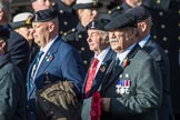 Royal Signals Association (Group B6, 49 members) during the Royal British Legion March Past on Remembrance Sunday at the Cenotaph, Whitehall, Westminster, London, 11 November 2018, 12:07.