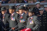 Royal Air Force Regiment Association (Group C3, 175 members) during the Royal British Legion March Past on Remembrance Sunday at the Cenotaph, Whitehall, Westminster, London, 11 November 2018, 12:14.