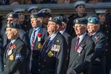 National Service(Royal Air Force)Association (NS(RAF)A) (Group C5, 39 members) during the Royal British Legion March Past on Remembrance Sunday at the Cenotaph, Whitehall, Westminster, London, 11 November 2018, 12:15