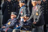 RAF Linguists' Associations (RAFLing) (Group C6, 20 members) during the Royal British Legion March Past on Remembrance Sunday at the Cenotaph, Whitehall, Westminster, London, 11 November 2018, 12:15.