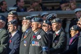 RAF Linguists' Associations (RAFLing) (Group C6, 20 members) during the Royal British Legion March Past on Remembrance Sunday at the Cenotaph, Whitehall, Westminster, London, 11 November 2018, 12:15.