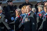 Princess Mary's Royal Air Force Nursing Association (Group C22, 38 members) during the Royal British Legion March Past on Remembrance Sunday at the Cenotaph, Whitehall, Westminster, London, 11 November 2018, 12:17.