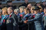 Photo #1951 (1811111217561X27361HaraldJoergens) Princess Mary's Royal Air Force Nursing Association (Group C22, 38 members) during the Royal British Legion March Past on Remembrance Sunday at the Cenotaph, Whitehall, Westminster, London, 11 November 2018, 12:17.