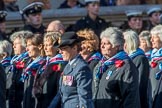 Photo #1952 (1811111217571X27364HaraldJoergens) Princess Mary's Royal Air Force Nursing Association (Group C22, 38 members) during the Royal British Legion March Past on Remembrance Sunday at the Cenotaph, Whitehall, Westminster, London, 11 November 2018, 12:17.