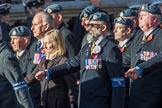 Photo #1957 (1811111218021X27380HaraldJoergens) Royal Air Force Survival Equipment (squippers) Association (Group C23, 50 members) during the Royal British Legion March Past on Remembrance Sunday at the Cenotaph, Whitehall, Westminster, London, 11 November 2018, 12:18.