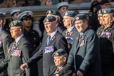 Royal Air Forces Association Armourers Branch (Group C26, 45 members) during the Royal British Legion March Past on Remembrance Sunday at the Cenotaph, Whitehall, Westminster, London, 11 November 2018, 12:18.