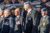 Royal Air Forces Association Armourers Branch (Group C26, 45 members) during the Royal British Legion March Past on Remembrance Sunday at the Cenotaph, Whitehall, Westminster, London, 11 November 2018, 12:18.