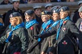 WRAF Branch of the Royal Air Forces Association (Group C30, 80 members) during the Royal British Legion March Past on Remembrance Sunday at the Cenotaph, Whitehall, Westminster, London, 11 November 2018, 12:19.