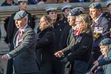 Royal Air Forces Association (Caduceus) branch (Group C31, 22 members) during the Royal British Legion March Past on Remembrance Sunday at the Cenotaph, Whitehall, Westminster, London, 11 November 2018, 12:19.