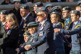 Royal Air Forces Association (Caduceus) branch (Group C31, 22 members) during the Royal British Legion March Past on Remembrance Sunday at the Cenotaph, Whitehall, Westminster, London, 11 November 2018, 12:19.