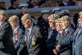 The RAF Masirah & RAF Salalah Veterans Association (Group C35, 20 members) during the Royal British Legion March Past on Remembrance Sunday at the Cenotaph, Whitehall, Westminster, London, 11 November 2018, 12:19.