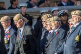 The RAF Masirah & RAF Salalah Veterans Association (Group C35, 20 members) during the Royal British Legion March Past on Remembrance Sunday at the Cenotaph, Whitehall, Westminster, London, 11 November 2018, 12:19.