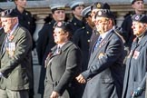 Royal Observer Corps Association (Group C38, 67 members) during the Royal British Legion March Past on Remembrance Sunday at the Cenotaph, Whitehall, Westminster, London, 11 November 2018, 12:20.