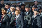 Royal Observer Corps Association (Group C38, 67 members) during the Royal British Legion March Past on Remembrance Sunday at the Cenotaph, Whitehall, Westminster, London, 11 November 2018, 12:20.