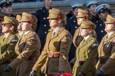 FANY (PRVC) (Group D1, 53 members) during the Royal British Legion March Past on Remembrance Sunday at the Cenotaph, Whitehall, Westminster, London, 11 November 2018, 12:20.