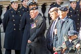 Association  of Jewish Ex-Servicemen and Women (Group D4, 27 members) during the Royal British Legion March Past on Remembrance Sunday at the Cenotaph, Whitehall, Westminster, London, 11 November 2018, 12:21.