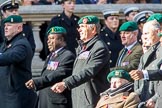 Commando Veterans Association  (Group D12, 42 members) during the Royal British Legion March Past on Remembrance Sunday at the Cenotaph, Whitehall, Westminster, London, 11 November 2018, 12:22.