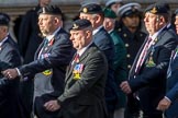 Allied Command in Europe Mobile Force AMF(L) (Group D13, 61 members) during the Royal British Legion March Past on Remembrance Sunday at the Cenotaph, Whitehall, Westminster, London, 11 November 2018, 12:22.
