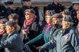 QARANC (Group D23, 49 members) during the Royal British Legion March Past on Remembrance Sunday at the Cenotaph, Whitehall, Westminster, London, 11 November 2018, 12:24.