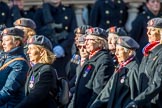 QARANC (Group D23, 49 members) during the Royal British Legion March Past on Remembrance Sunday at the Cenotaph, Whitehall, Westminster, London, 11 November 2018, 12:24.