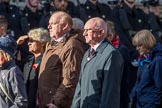 Children (and Families) of Far East Prisoners of War (Group M2, 59 members) during the Royal British Legion March Past on Remembrance Sunday at the Cenotaph, Whitehall, Westminster, London, 11 November 2018, 12:25.