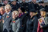 Children (and Families) of Far East Prisoners of War (Group M2, 59 members) during the Royal British Legion March Past on Remembrance Sunday at the Cenotaph, Whitehall, Westminster, London, 11 November 2018, 12:25.