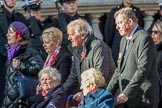 Munitions Workers Association (Group M3, 21 members) during the Royal British Legion March Past on Remembrance Sunday at the Cenotaph, Whitehall, Westminster, London, 11 November 2018, 12:25.