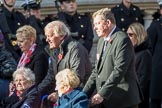 Munitions Workers Association (Group M3, 21 members) during the Royal British Legion March Past on Remembrance Sunday at the Cenotaph, Whitehall, Westminster, London, 11 November 2018, 12:25.